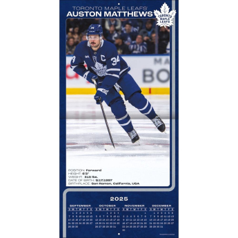 Toronto Maple Leafs kalendár 2026 Wall Auston Matthews #34
