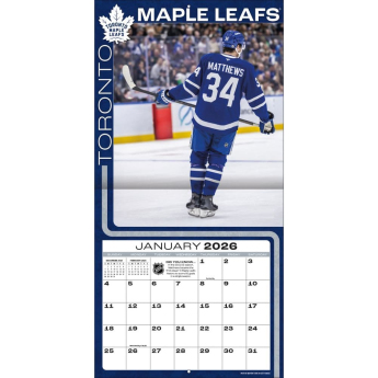 Toronto Maple Leafs kalendár 2026 Wall Auston Matthews #34