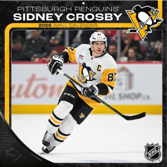 Pittsburgh Penguins kalendár #87 Sidney Crosby 2026 Wall