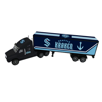Seattle Kraken kamión 18-Wheeler Big Rig Truck Black