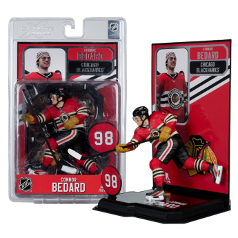 Chicago Blackhawks figúrka Connor Bedard #98 SportsPicks Winter Classic
