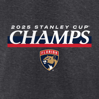 Florida Panthers pánske tričko 025 Stanley Cup Champions Give & Go Roster Heather Charcoal