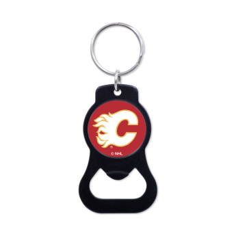 Calgary Flames prívesok s otvárakom Black Ring