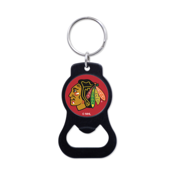 Chicago Blackhawks prívesok s otvárakom Black Ring