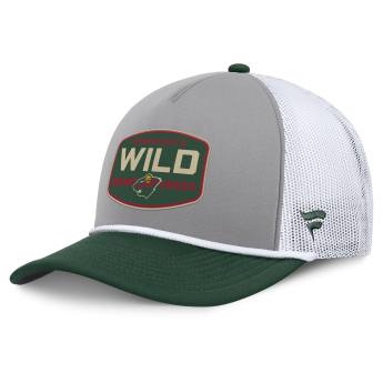 Minnesota Wild čiapka baseballová šiltovka Course Adjustable Foam Front A-Frame Meshaback