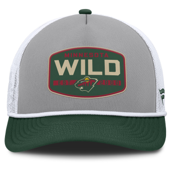 Minnesota Wild čiapka baseballová šiltovka Course Adjustable Foam Front A-Frame Meshaback