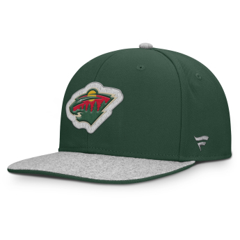 Minnesota Wild čiapka flat šiltovka Loden Structured Adjustable Flat Brim