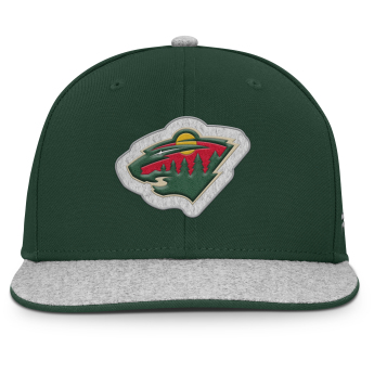 Minnesota Wild čiapka flat šiltovka Loden Structured Adjustable Flat Brim