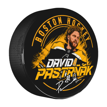 Boston Bruins puk David Pastrňák #88 Town Exclusive Collection