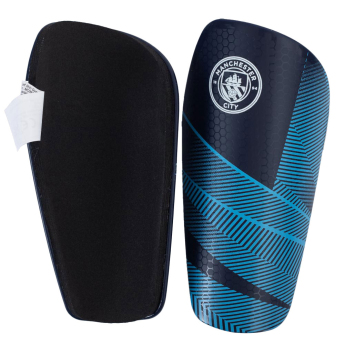 Manchester City detské futbalové chrániče Fuse Shin Pads Youths 10 to 12 years