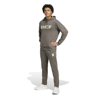 Real Madrid pánska mikina s kapucňou Seasonal utigrey