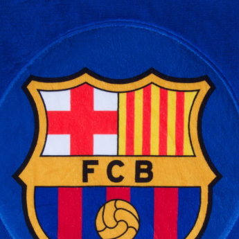 FC Barcelona detská mikina s kapucňou oversize blanket blue