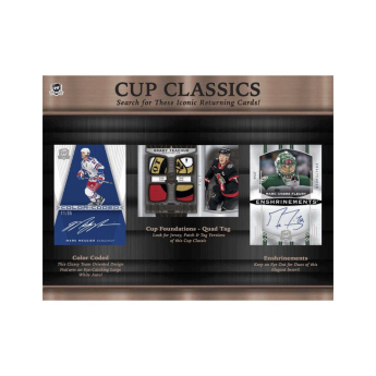 NHL boxy hokejové karty NHL 2024-25 Upper Deck The CUP Hobby Box