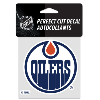 Edmonton Oilers samolepka Perfect Cut Color Decal