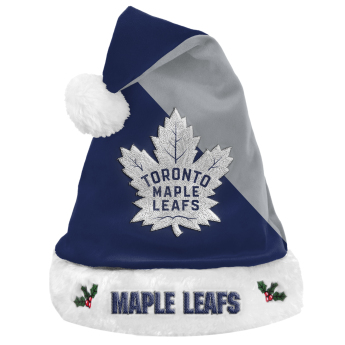 Toronto Maple Leafs zimná čiapka foco colorblock santa hat