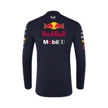 Red Bull Racing pánska mikina 1/4 Zip official Teamline Replica navy F1 Team 2025