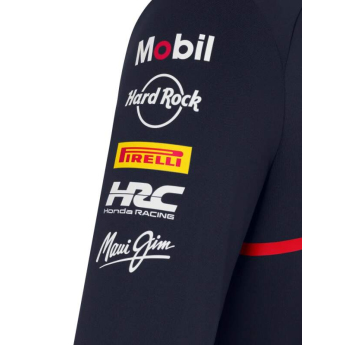 Red Bull Racing pánska mikina 1/4 Zip official Teamline Replica navy F1 Team 2025