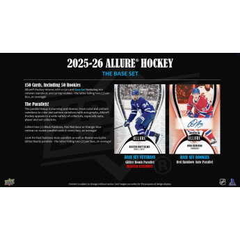 NHL boxy hokejové karty NHL 2025-26 Upper Deck Allure Blaster Box