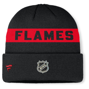 Calgary Flames zimná čiapka Authentic Pro A/Cap Cuffed inscription