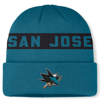 San Jose Sharks zimná čiapka Authentic Pro A/Cap Cuffed inscription