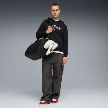 AC Milano pánska mikina s kapucňou Culture black