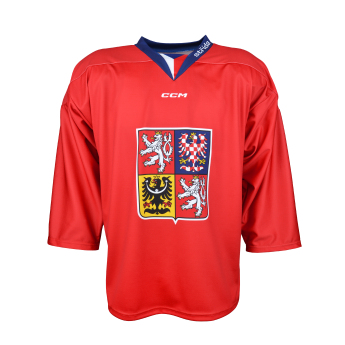 Hokejové reprezentácie hokejový dres Czech republic David Pastrňák 2024/2025 CCM Fandres replica red