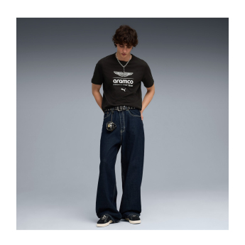 Aston Martin pánske tričko black Large Logo F1 Team 2026