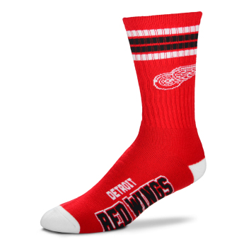 Detroit Red Wings ponožky 4 Stripes Crew