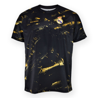Real Madrid detský futbalový dres black gold
