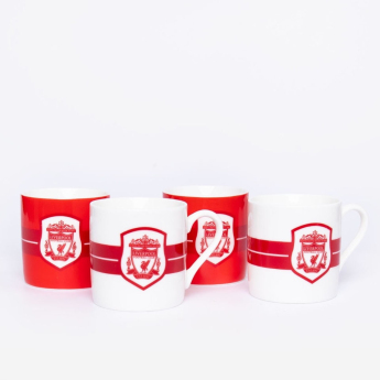 FC Liverpool sada hrnčekov 4 pcs espresso