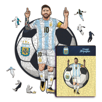 Futbalová reprezentácia drevené puzzle ARGENTINA Messi NEW 150 pcs