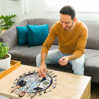 Futbalová reprezentácia drevené puzzle ARGENTINA Messi NEW 500 pcs