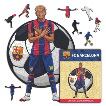 FC Barcelona drevené puzzle Yamal NEW 150 pcs