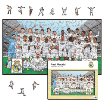 Real Madrid drevené puzzle 25/26 Team 500 pcs
