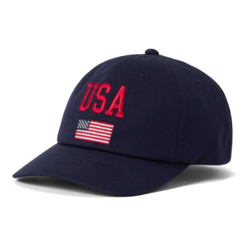 Hokejové reprezentácie čiapka baseballová šiltovka USA Flag navy