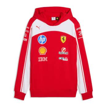 Ferrari pánska mikina s kapucňou official Teamline Replica F1 Team 2026