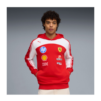 Ferrari pánska mikina s kapucňou official Teamline Replica F1 Team 2026
