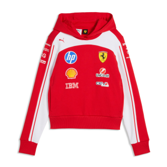 Ferrari dámska mikina s kapucňou official Teamline Replica F1 Team 2026