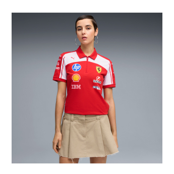 Ferrari dámske polo tričko official Teamline Replica F1 Team 2026