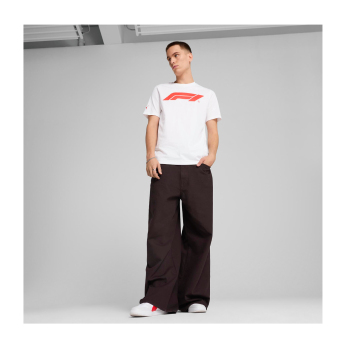 Formule 1 pánske tričko logo white 2026