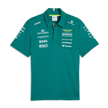 Aston Martin polokošeľa green official Teamline Replica F1 Team 2026