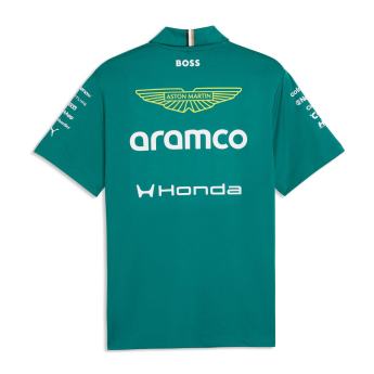 Aston Martin polokošeľa green official Teamline Replica F1 Team 2026
