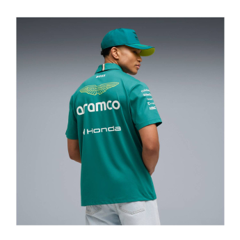 Aston Martin polokošeľa green official Teamline Replica F1 Team 2026