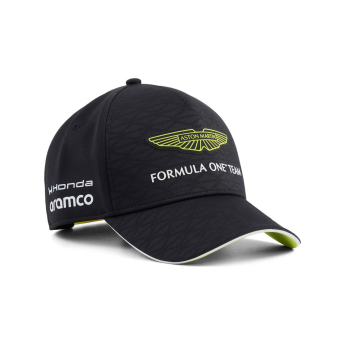 Aston Martin čiapka baseballová šiltovka black official Teamline Replica F1 Team 2026