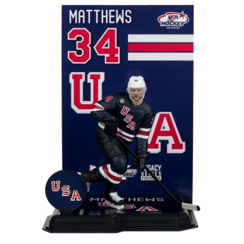 Hokejové reprezentácie figúrka Auston Matthews #34 USA Olympics 2026