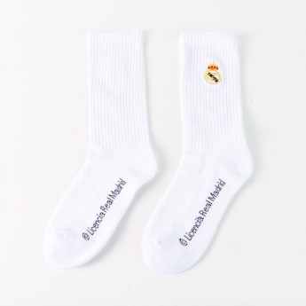 Real Madrid ponožky 2pack Long white