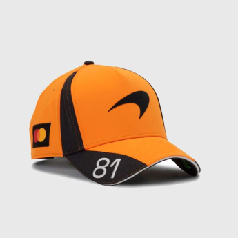 Mclaren Honda detská čiapka baseballová šiltovka Oscar Piastri #81 official Teamline Replica F1 Team 2026