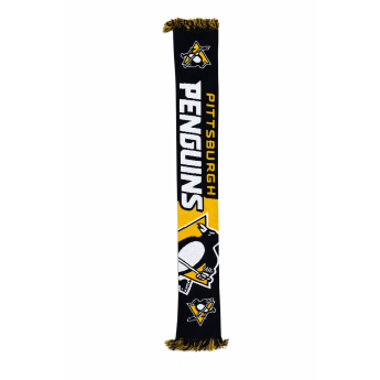 Pittsburgh Penguins zimný šál Big Logo Scarf Black Yellow
