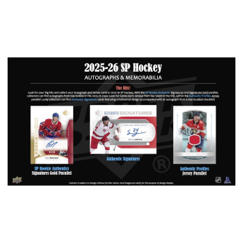NHL boxy hokejové karty NHL 2025-26 Upper Deck SP Hockey Blaster Box