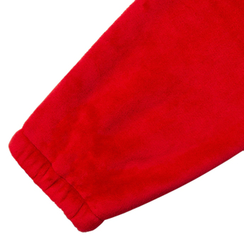 Manchester United detská mikina s kapucňou oversize blanket red